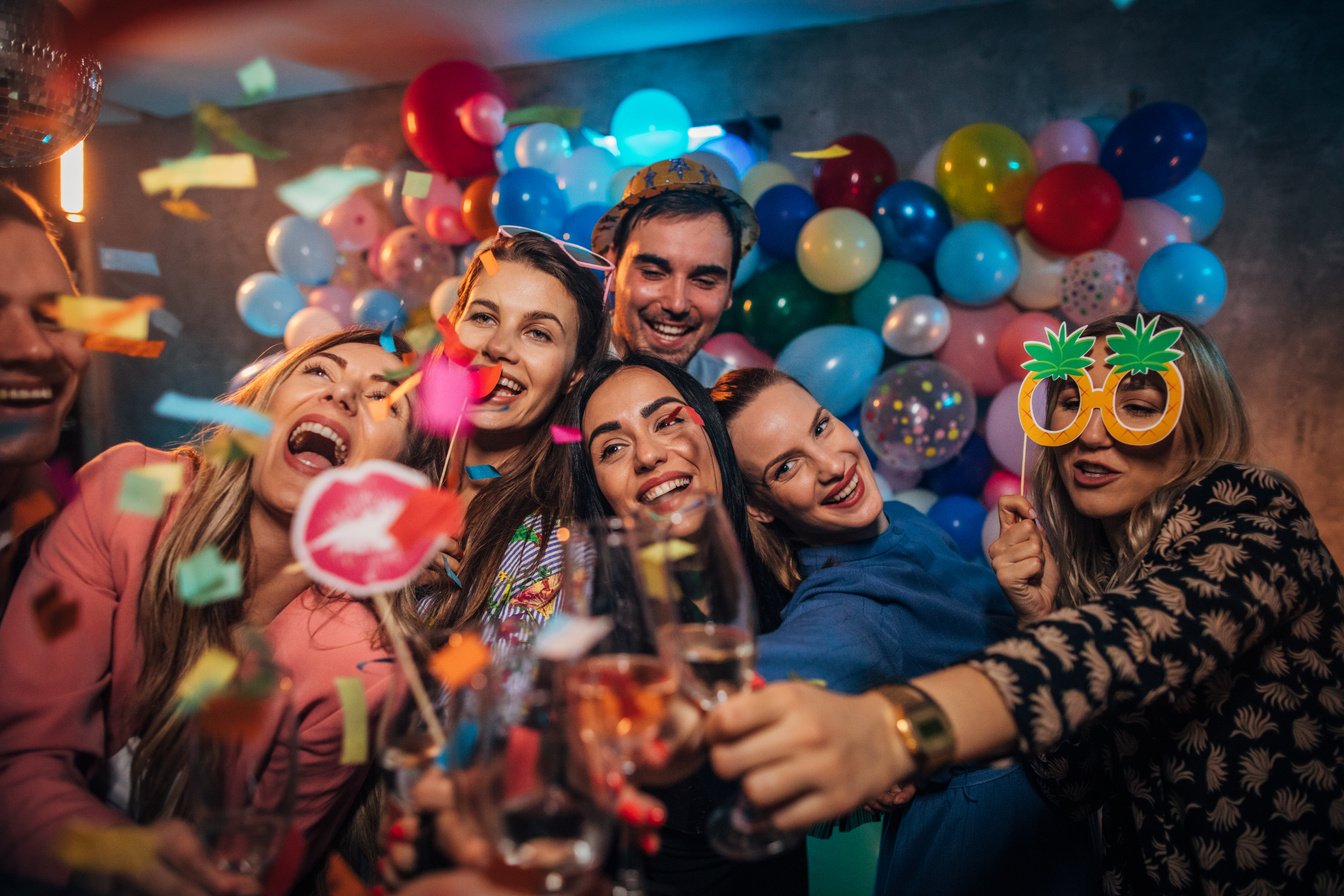 Photo booth at a party